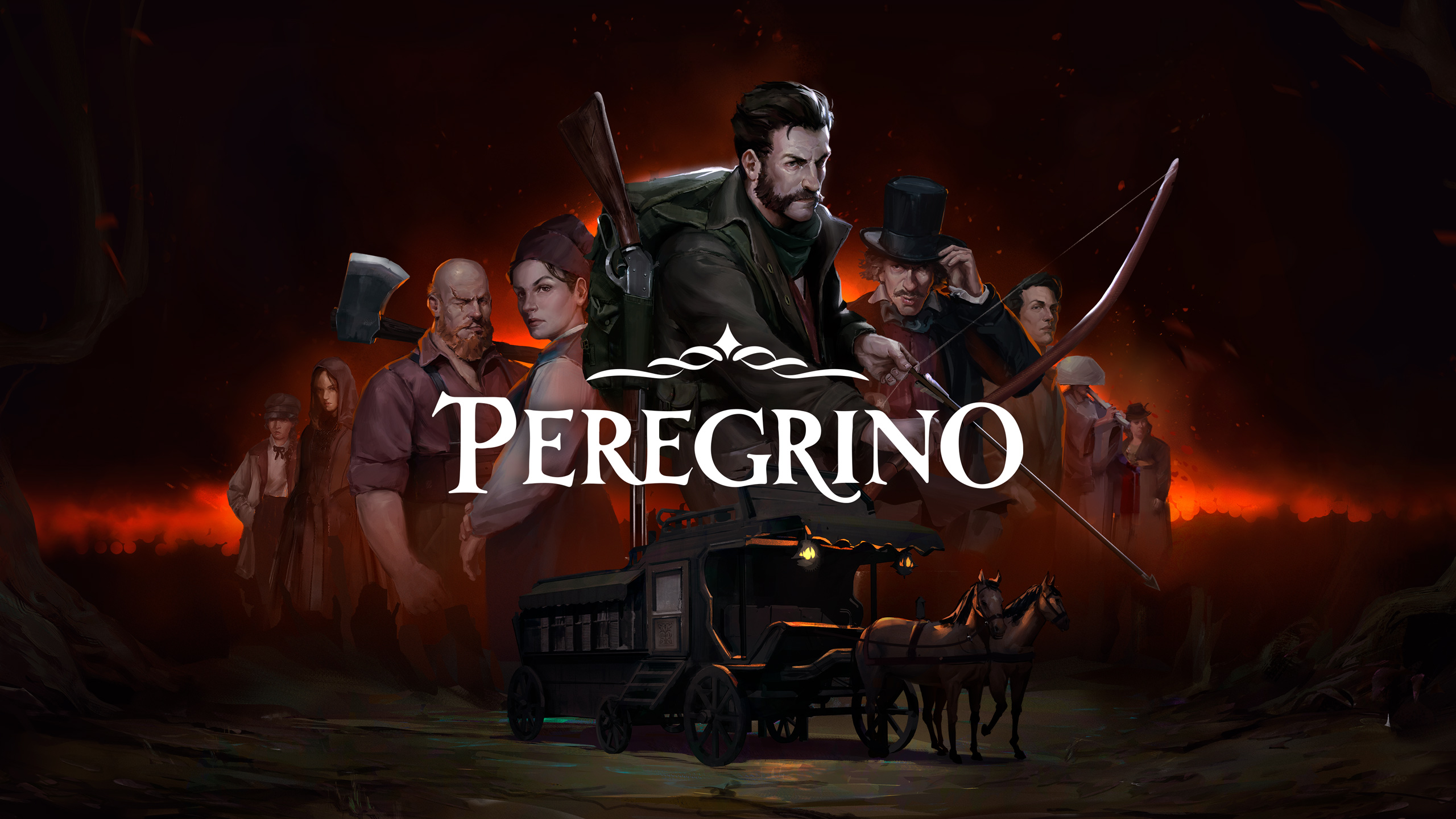 Portada de Peregrino, supervivencia lovecraftiana en un inquietante bosque.