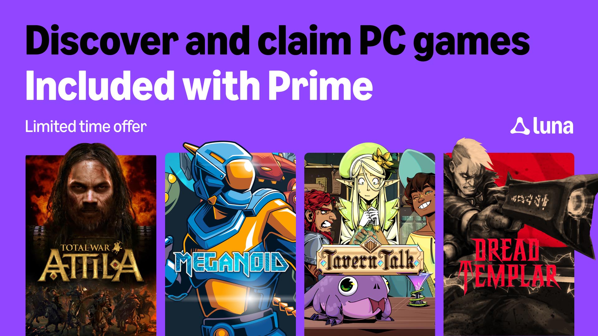 Portada de Los juegos de febrero para suscriptores de Amazon Luna.