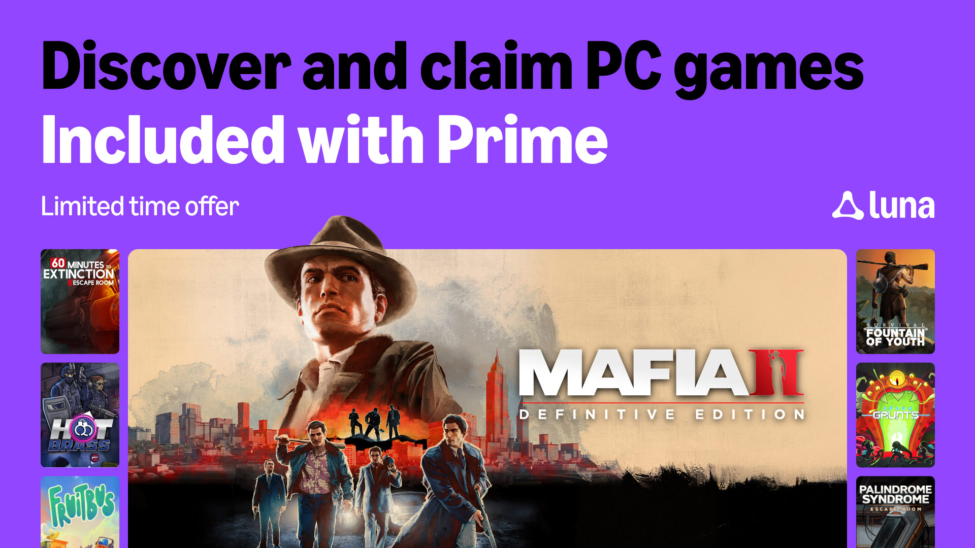 Amazon Luna anuncia los juegos gratis de mayo con Mafia II como gran protagonista.