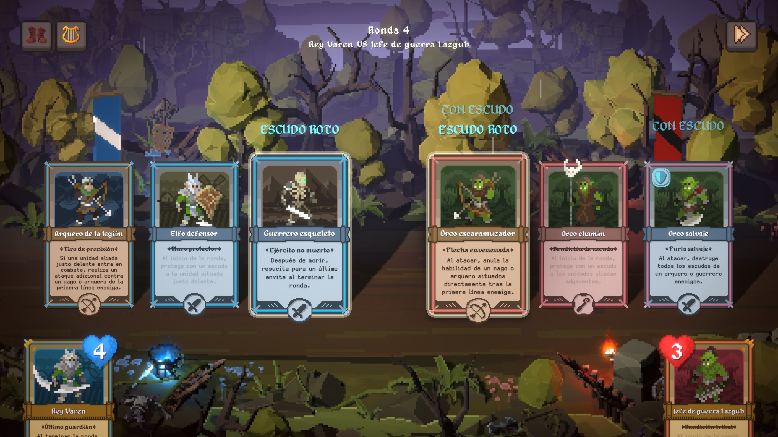 Combate de Blades, Bows & Magic