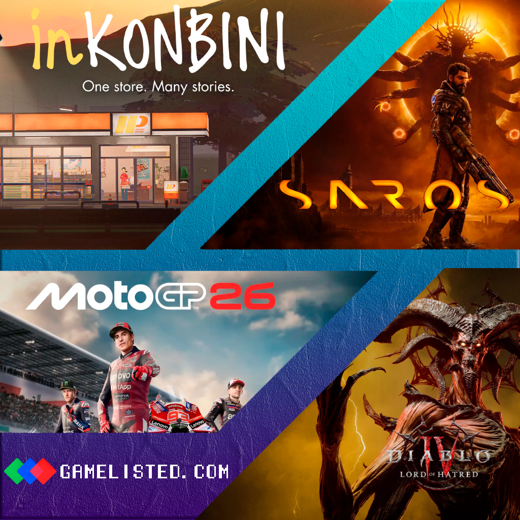Portada de Los lanzamientos más destacados de la semana: Saros, MotoGP 26, InKONBINI y Diablo IV.