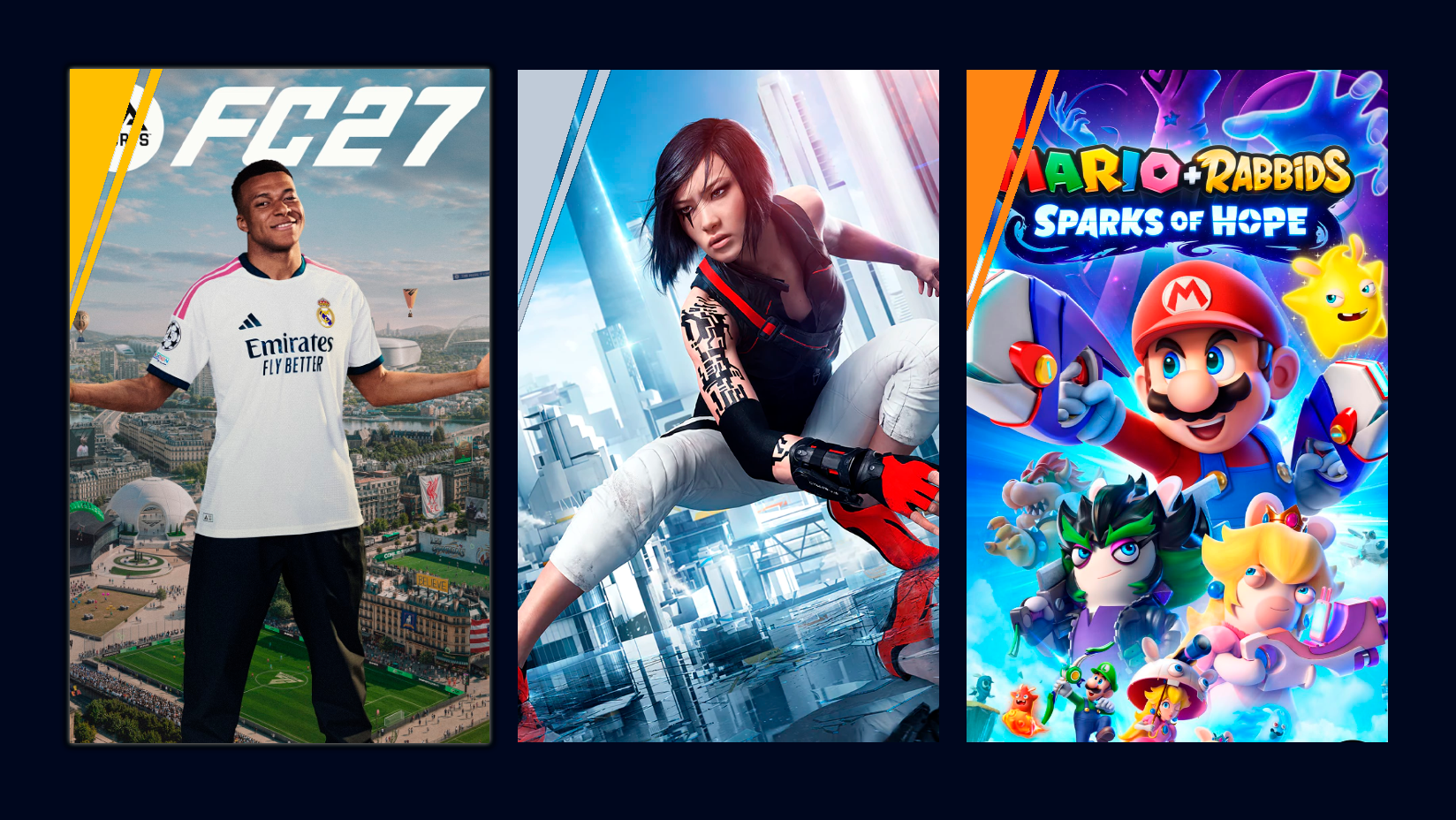 Mirror's Edge Catalyst y Mario + Rabbids se cuelan en un top de ventas que sigue dominando EA Sports FC 27.